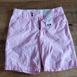 Girls Pink bermuda shorts size L 10/12 EUC